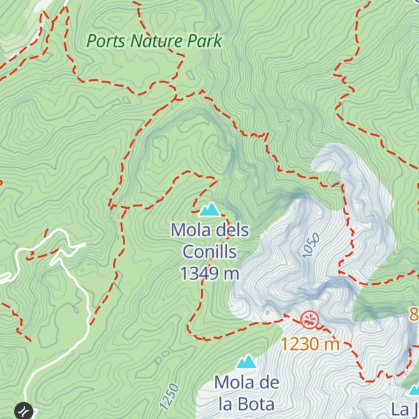 Map of Mola dels Conills