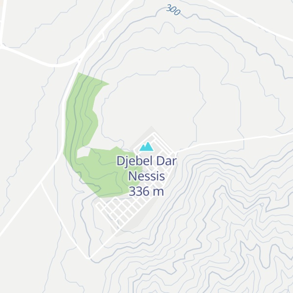 Map of Djebel Dar Nessis