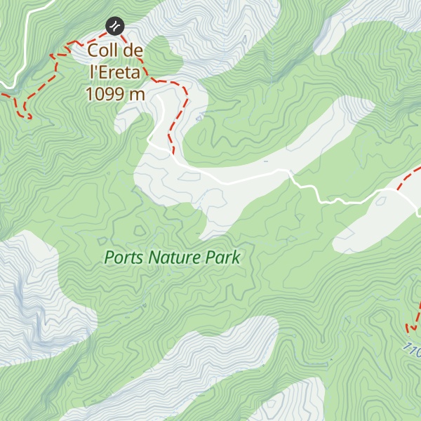 Map of Refugi del Mas del Torrero - Terranyes