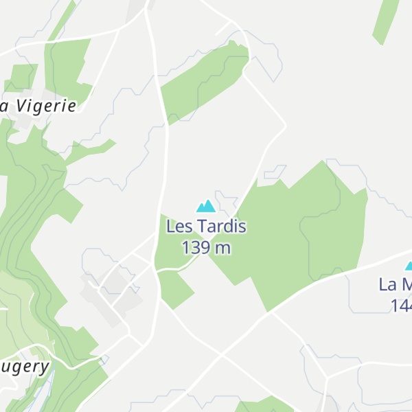 Map of Les Tardis