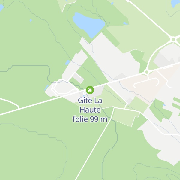 Map of Gîte La Haute folie