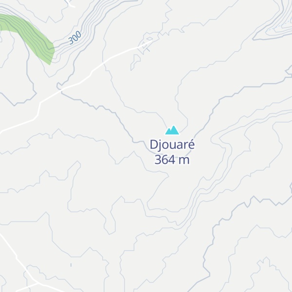 Map of Mont Dégoumouan
