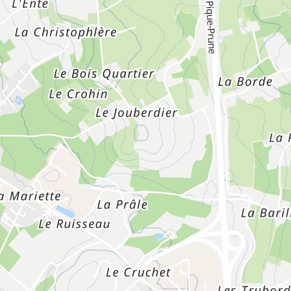 Map of Le Mont Vigne
