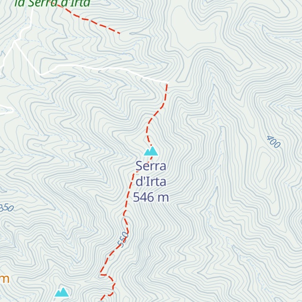 Map of Serra d'Irta