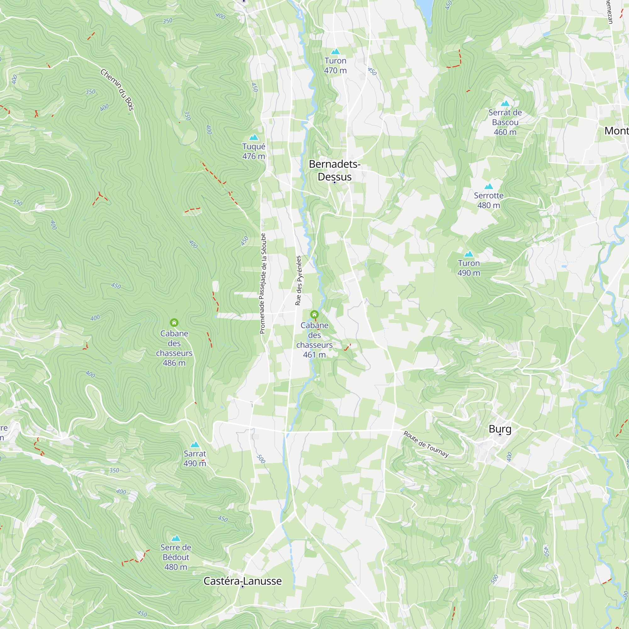 Cabane des chasseurs map