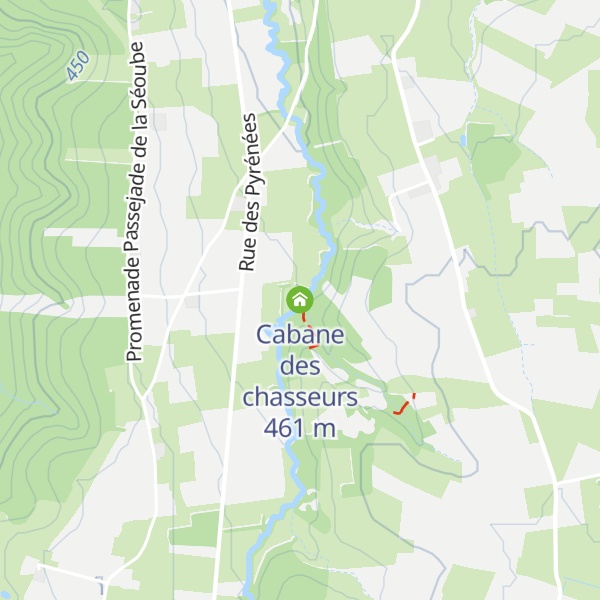 Map of Cabane des chasseurs