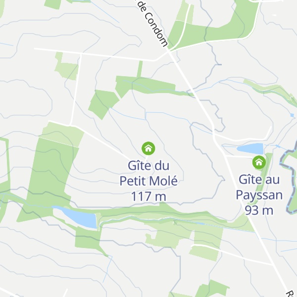 Map of Gîte du Petit Molé