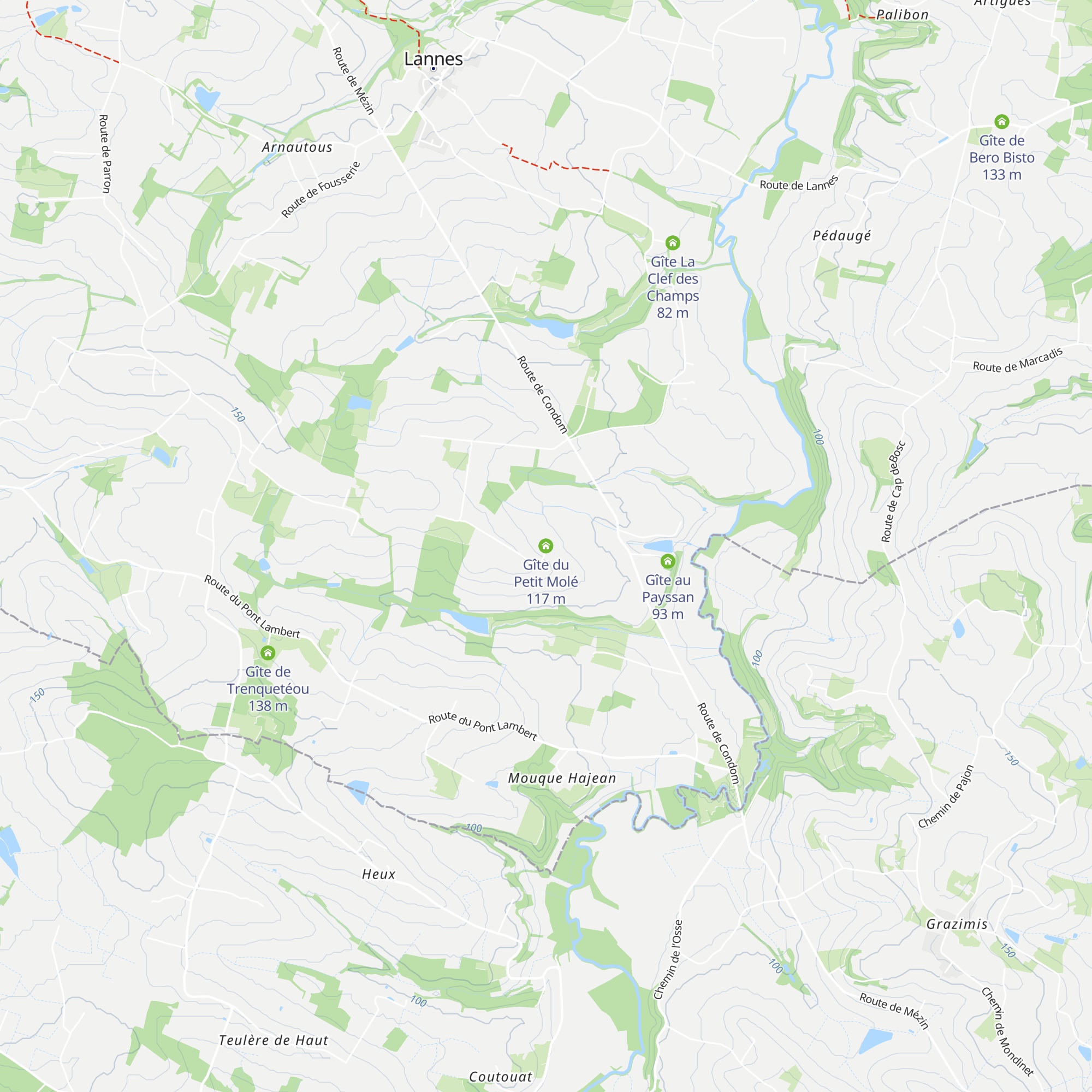 Gîte du Petit Molé map