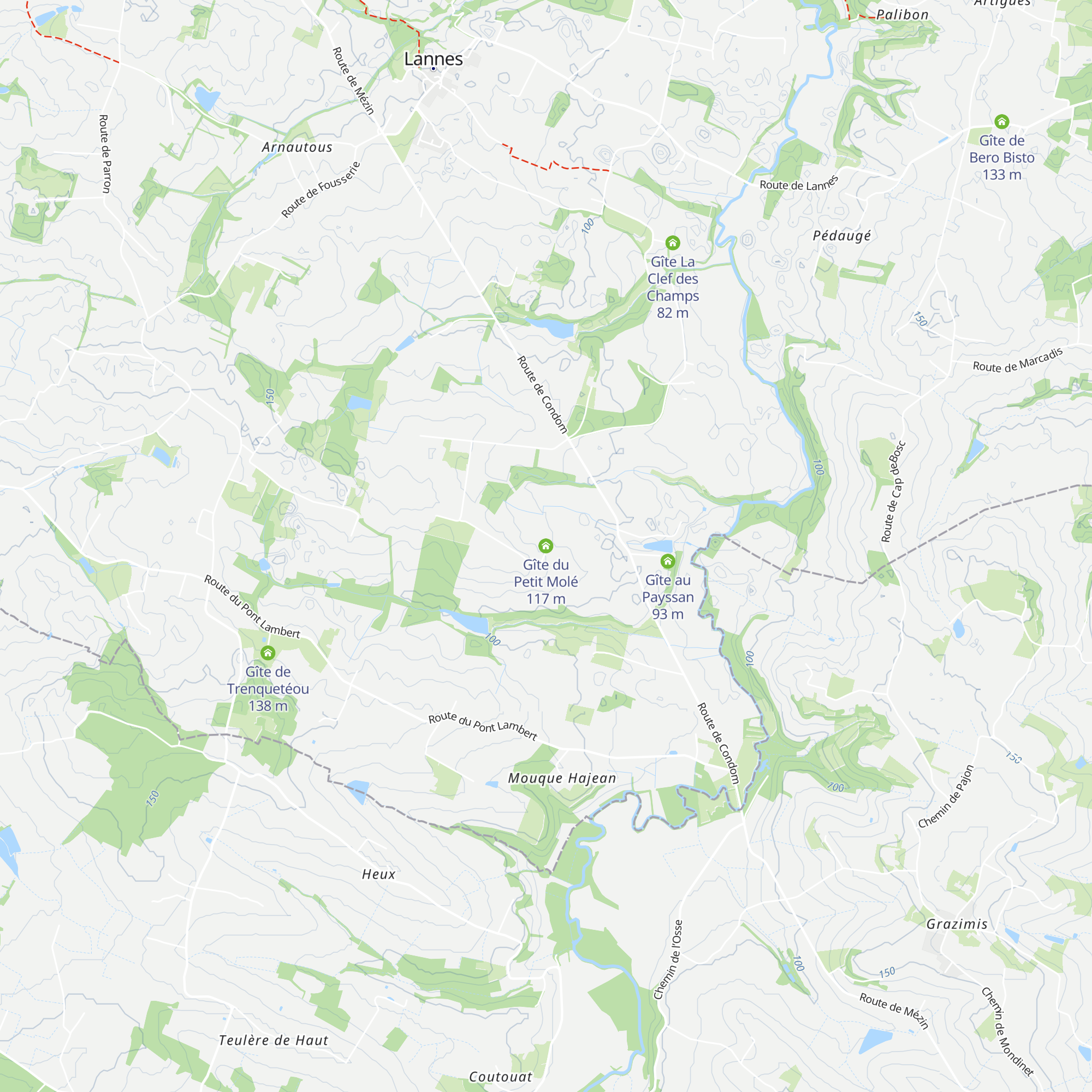 Gîte du Petit Molé map