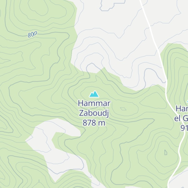 Map of Hammar Zaboudj