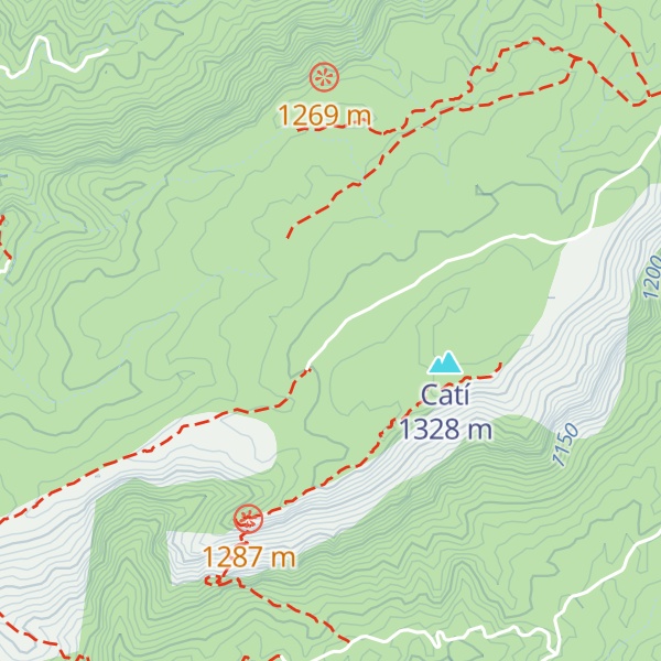 Map of Refugi forestal de la Mola