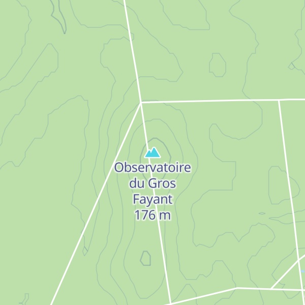 Map of Observatoire du Gros Fayant