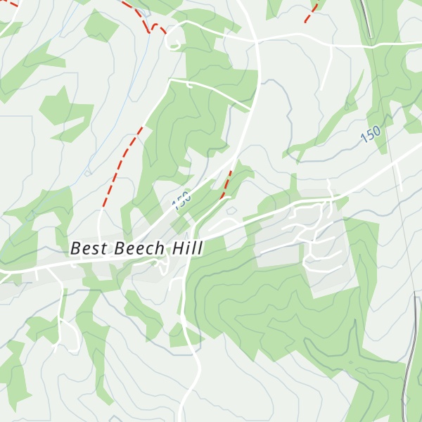 Map of Bestbeech Hill