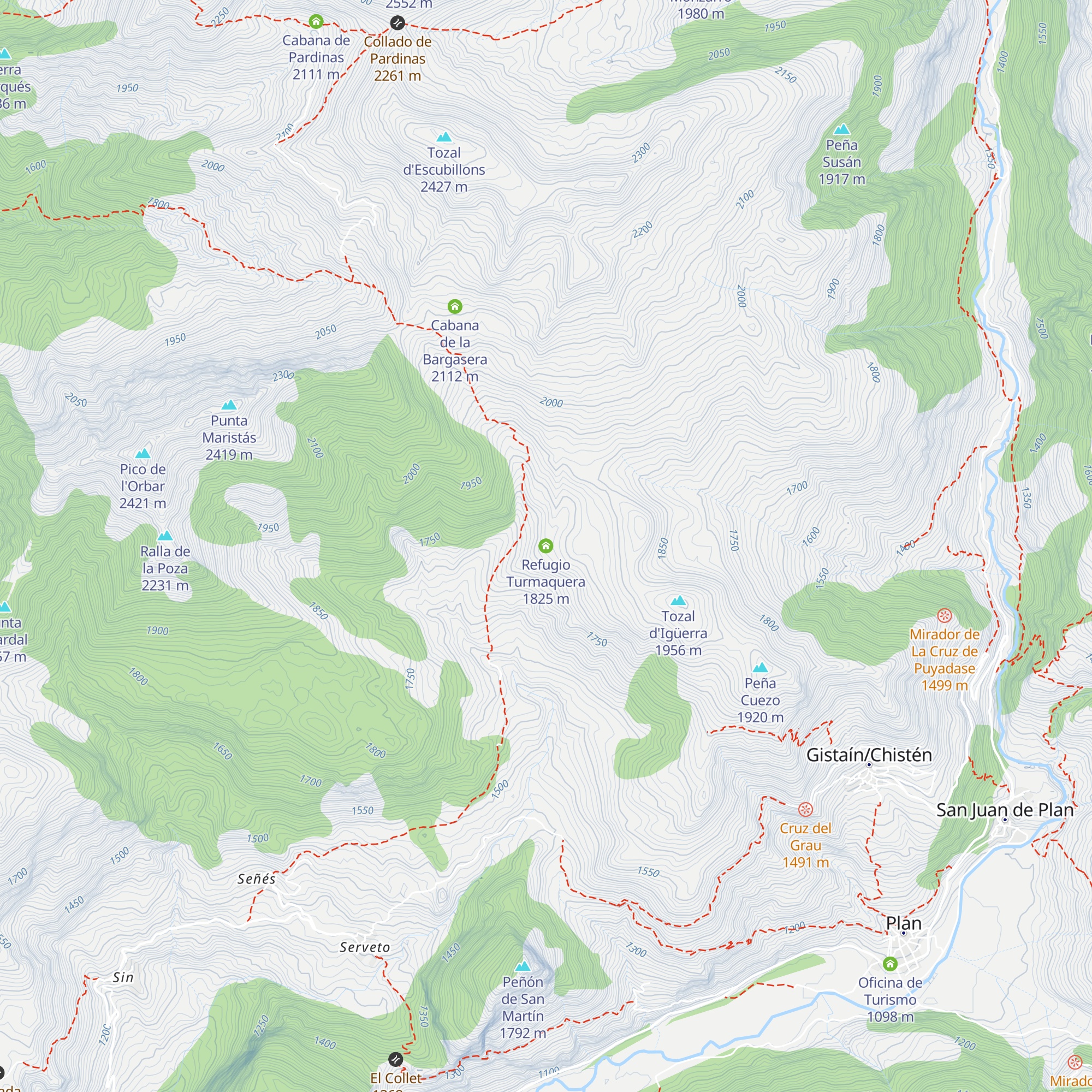 Refugio Turmaquera map