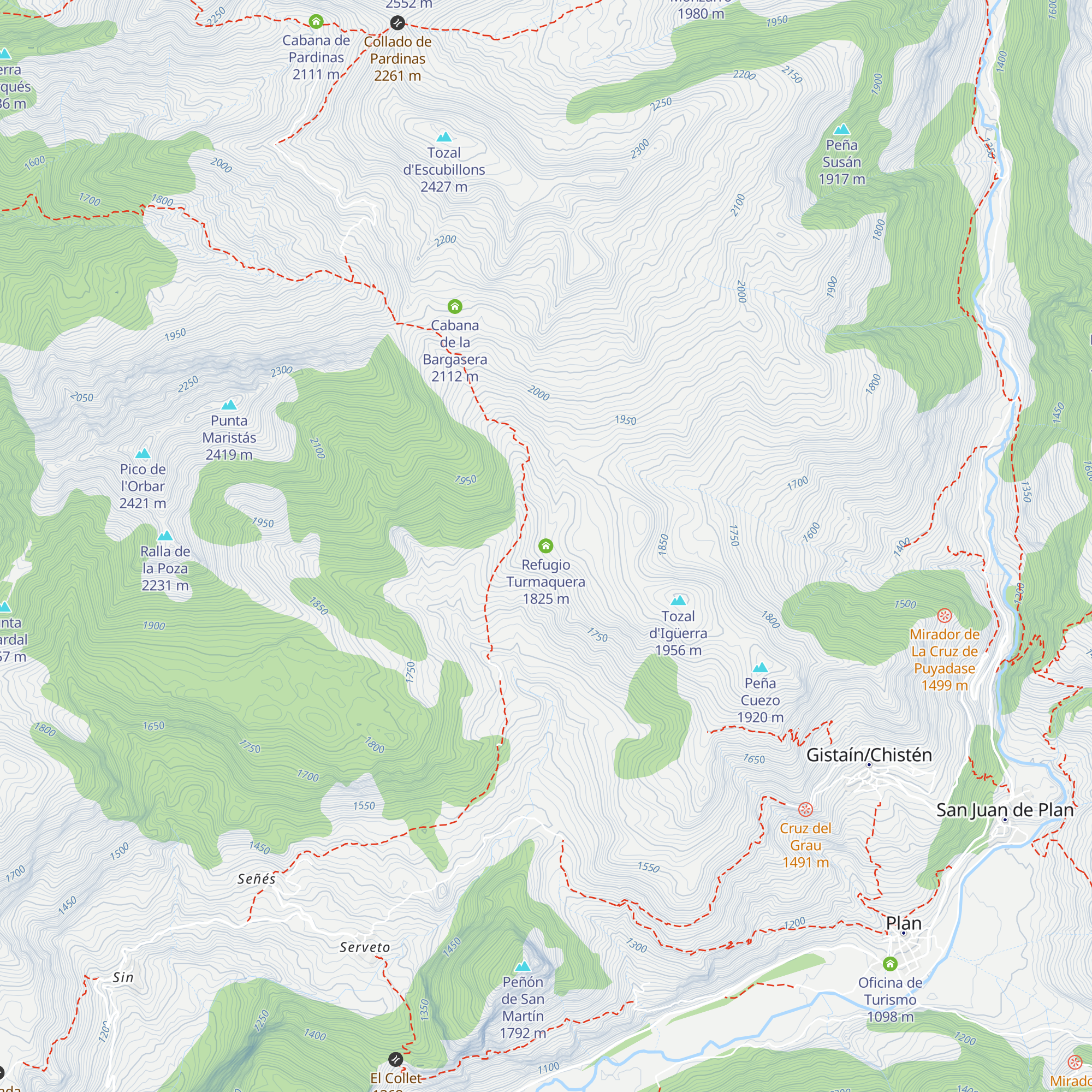 Refugio Turmaquera map