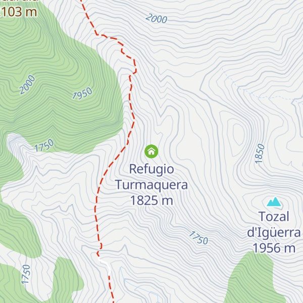 Map of Refugio Turmaquera
