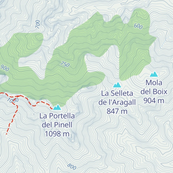 Map of Morrals de la Junça