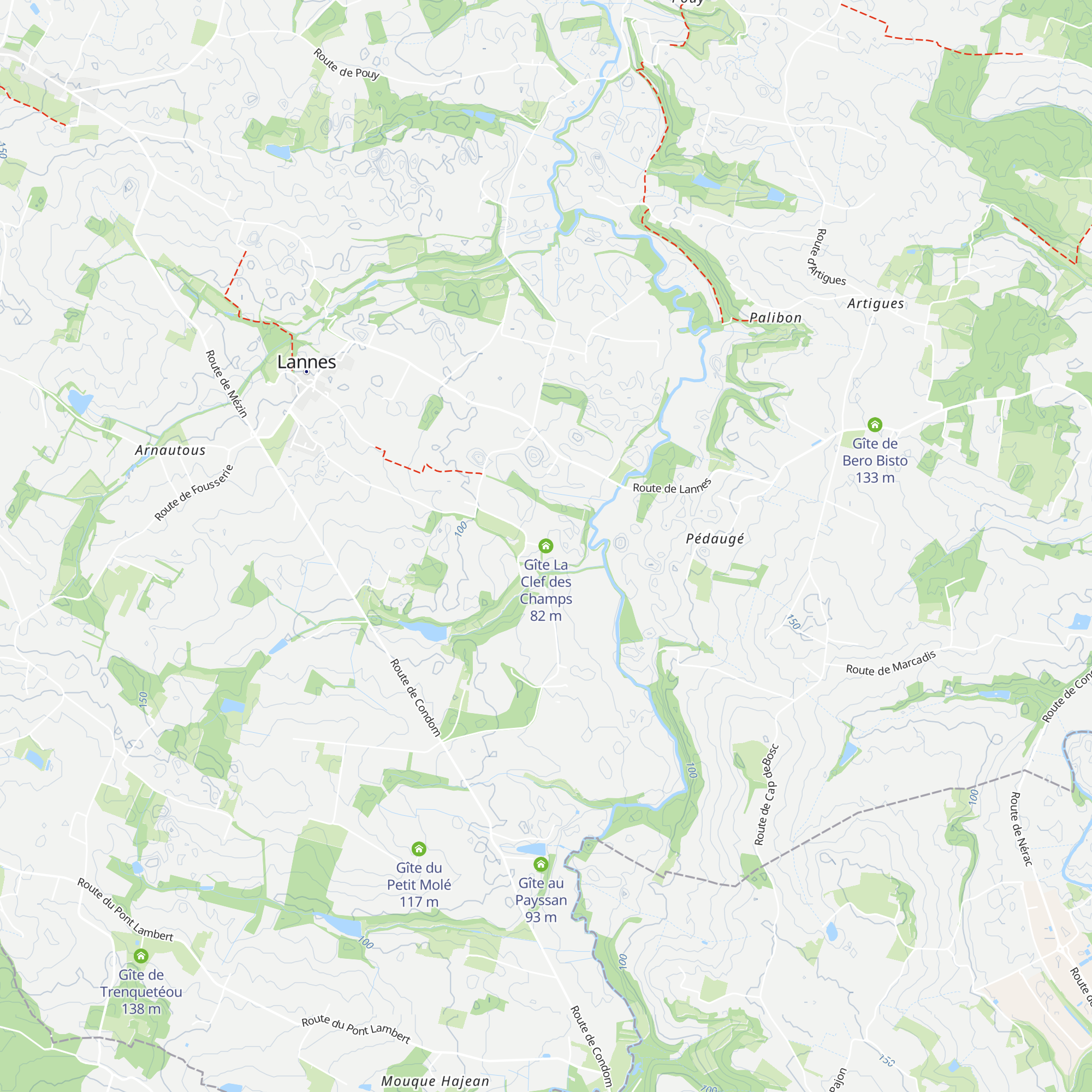 Gîte La Clef des Champs map