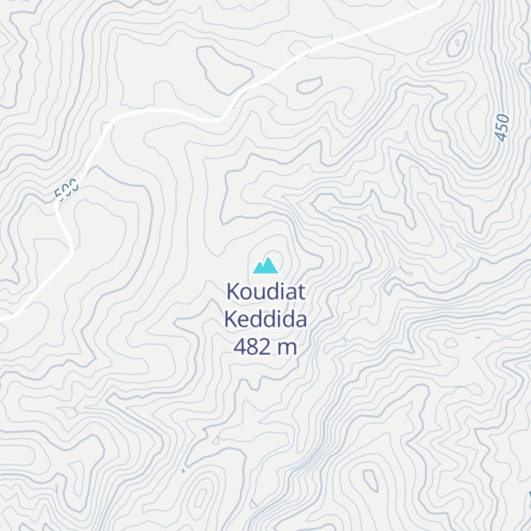 Map of Koudiat Keddida