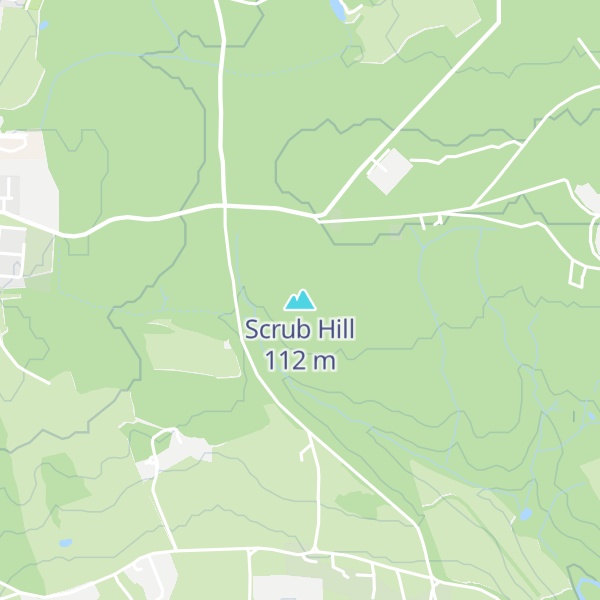 Map of Scrub Hill