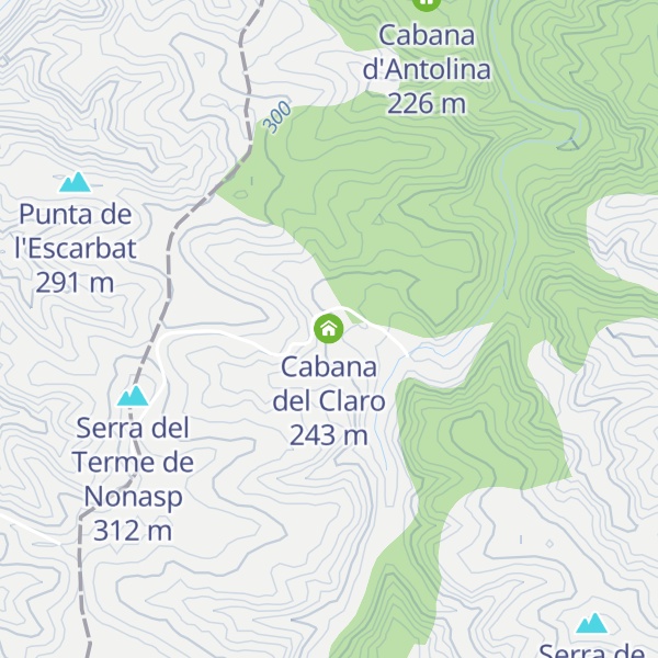 Map of Cabana del Claro
