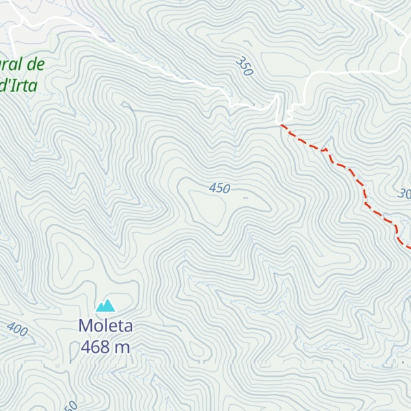 Map of La Moleta