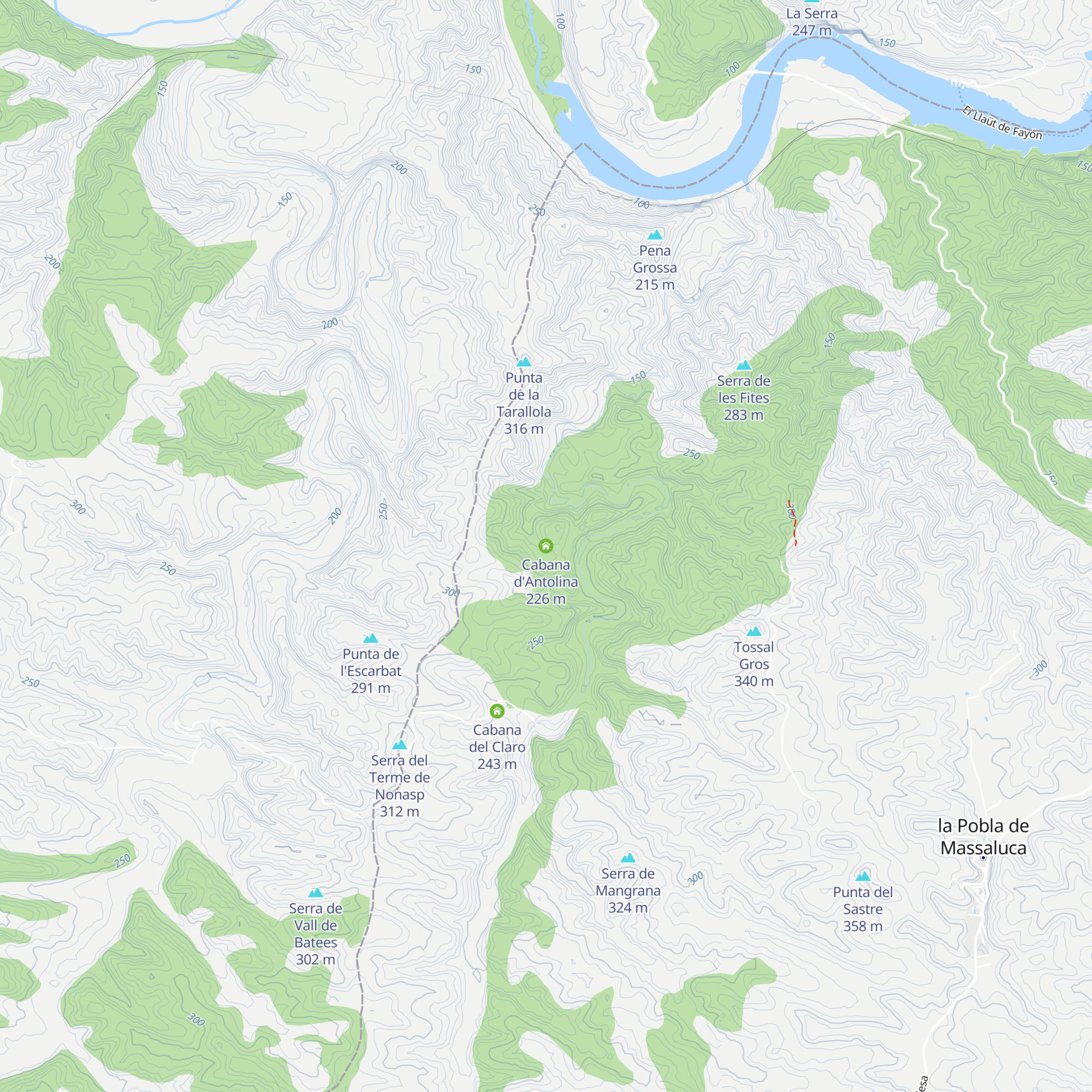 Cabana d'Antolina map