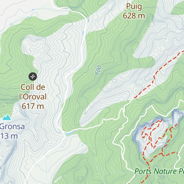 Map of Serra d'en Cardona