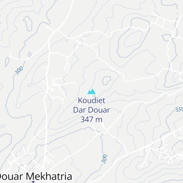 Map of Koudiet Dar Douar
