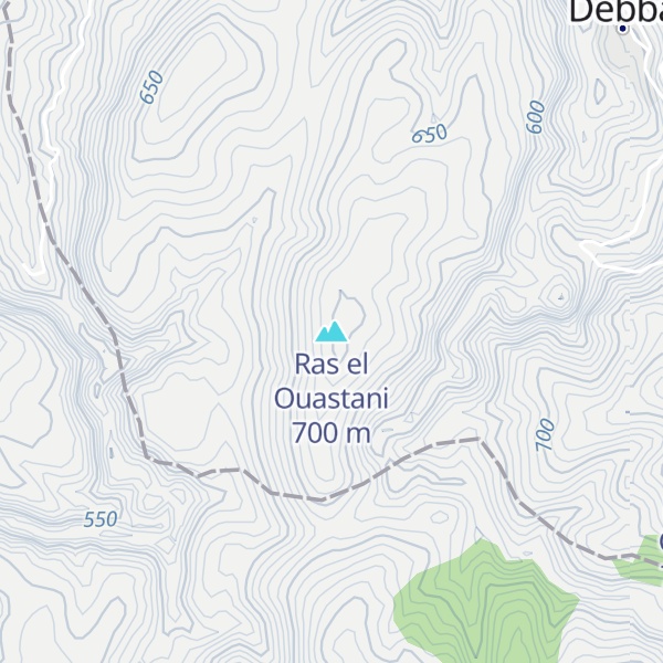Map of Ras el Ouastani