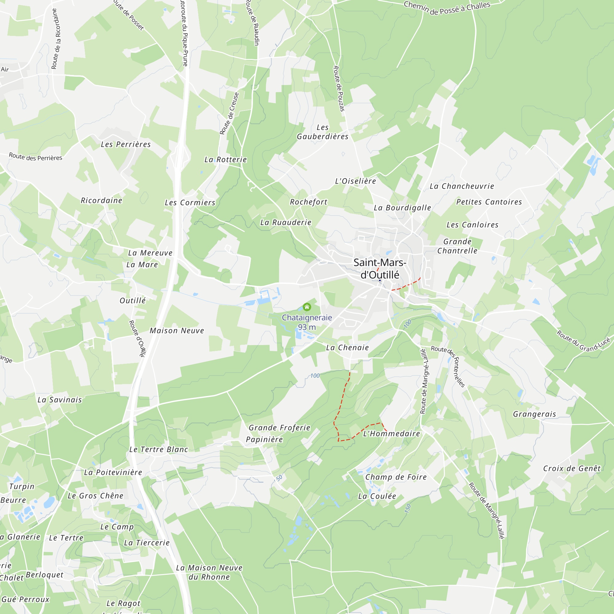 Chataigneraie map