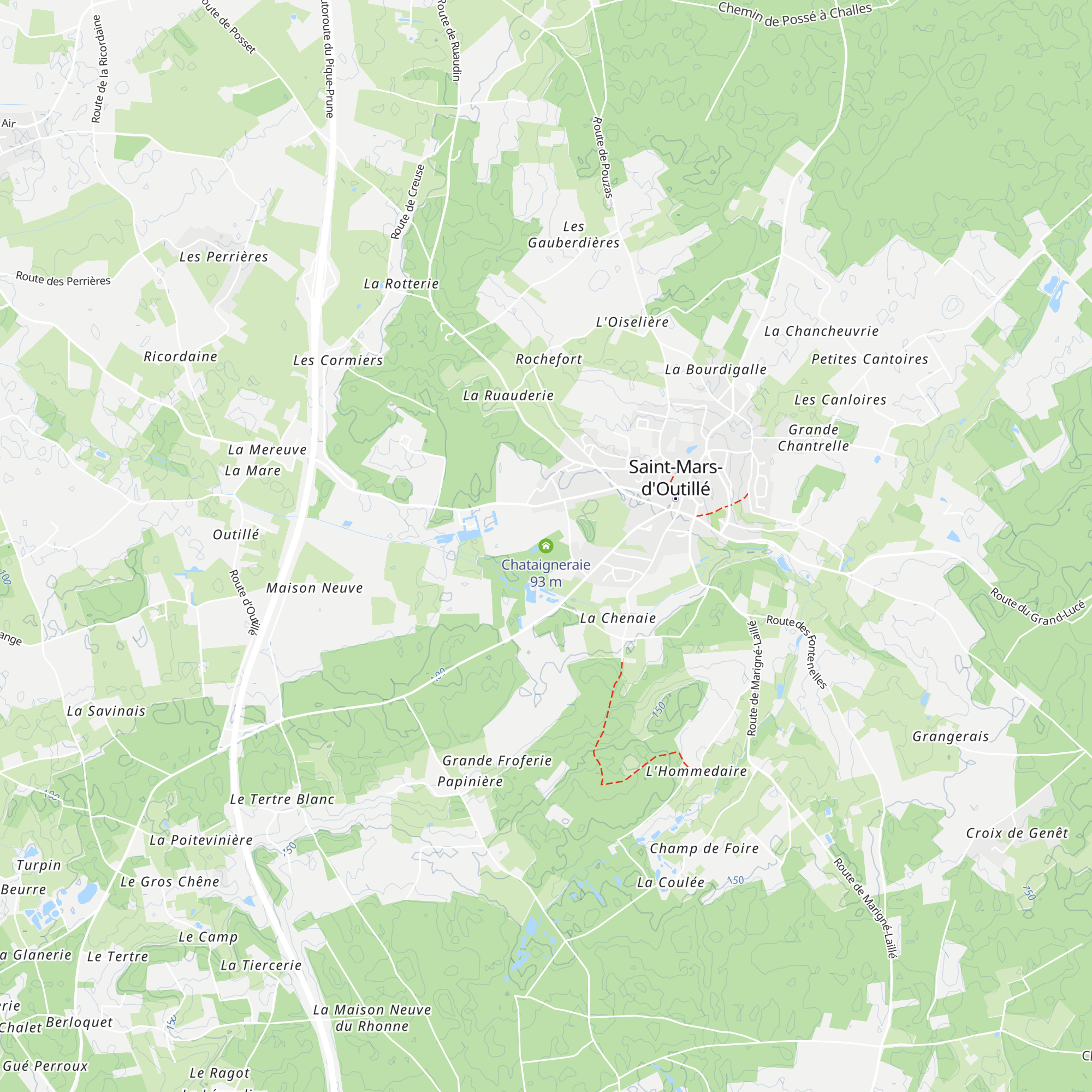 Chataigneraie map