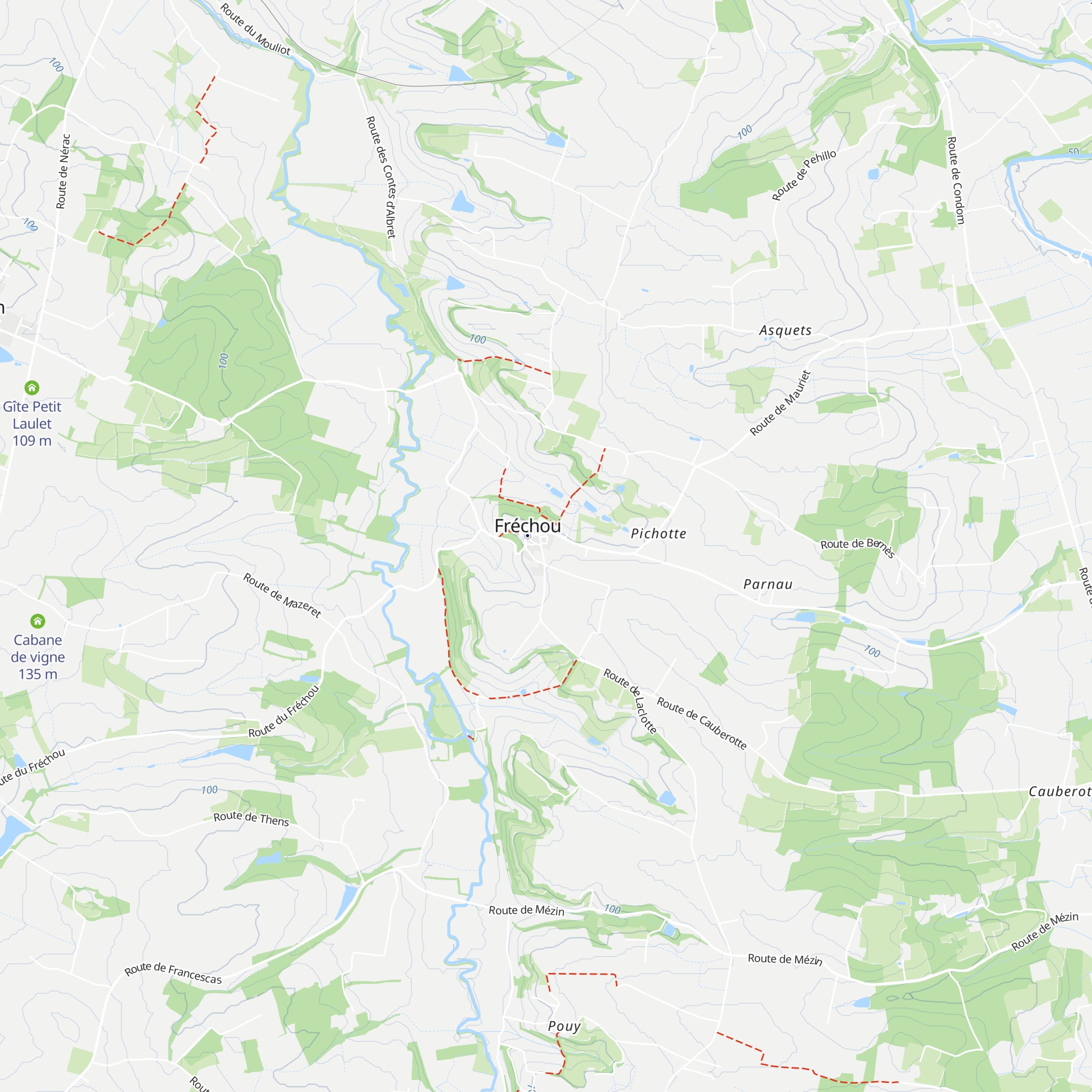Gîte Le Bourg map