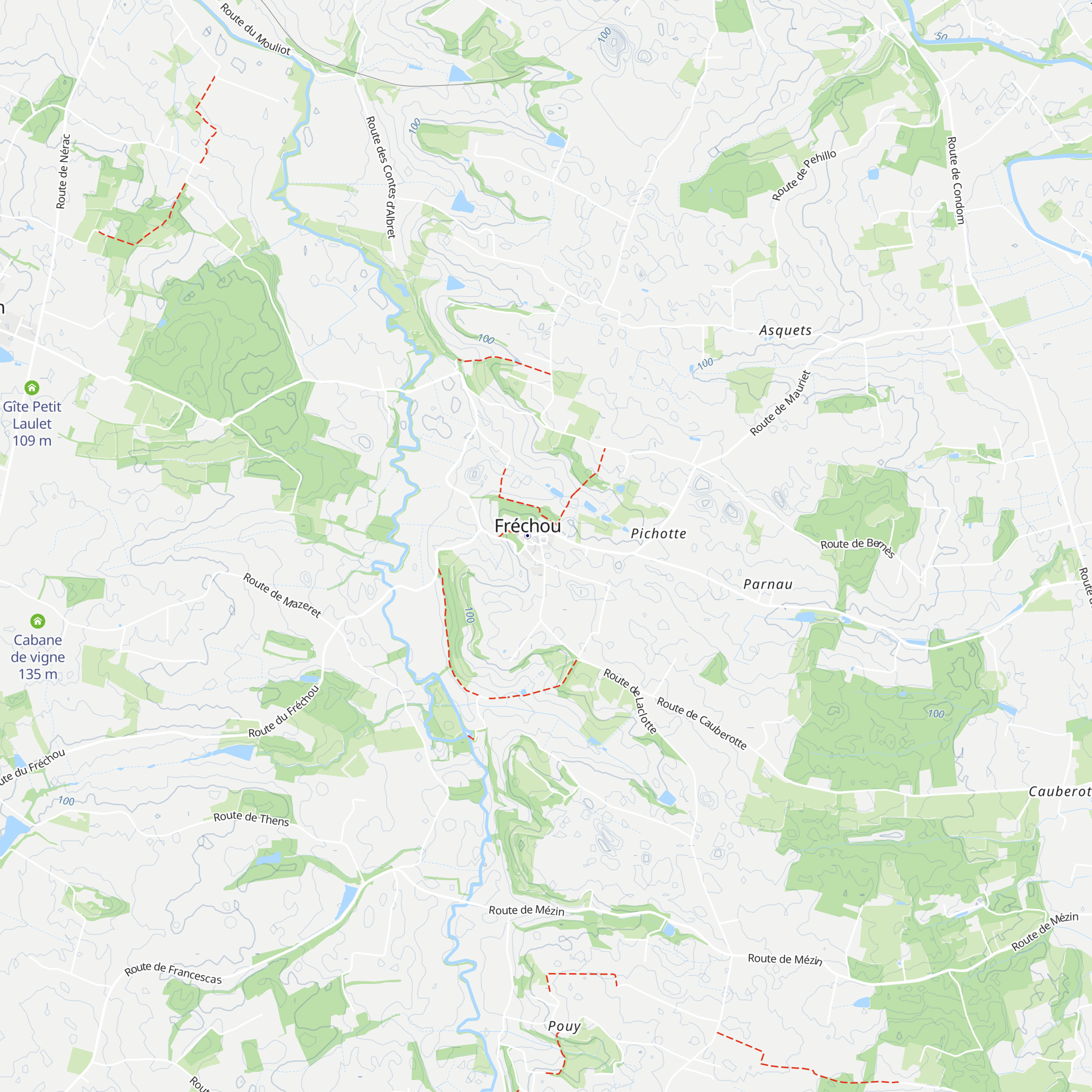Gîte Le Bourg map