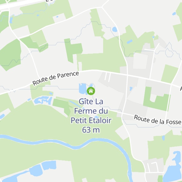Map of Gîte La Ferme du Petit Etaloir