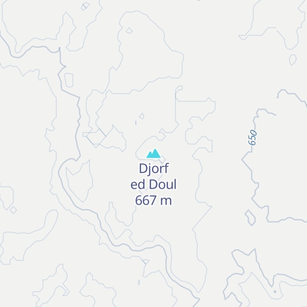 Map of Djorf ed Doul