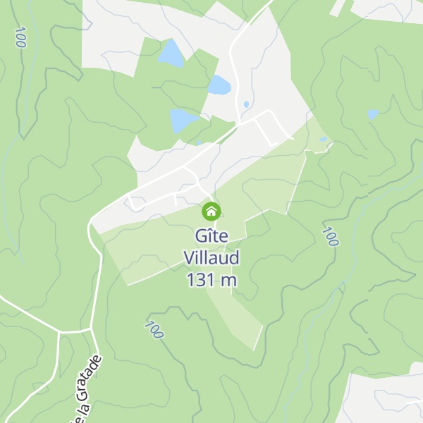 Map of Gîte Villaud