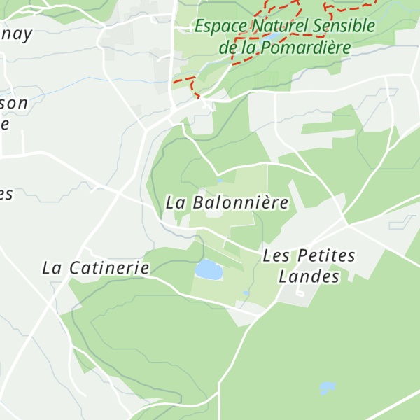 Map of Gîtes de la Ballonière
