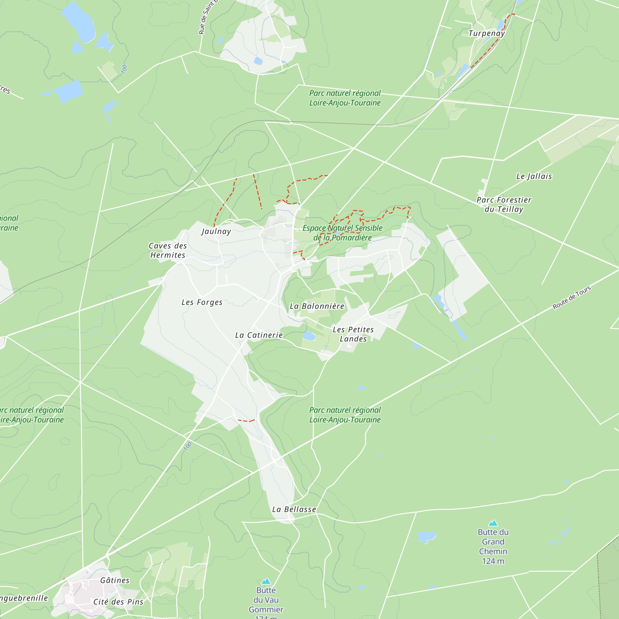 Gîtes de la Ballonière map
