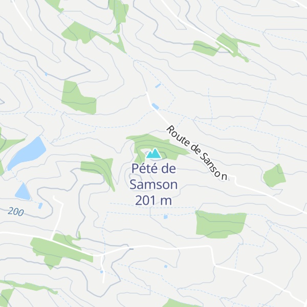 Map of Pété de Samson