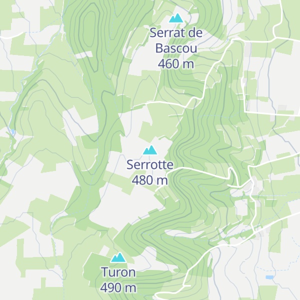 Map of Serrotte