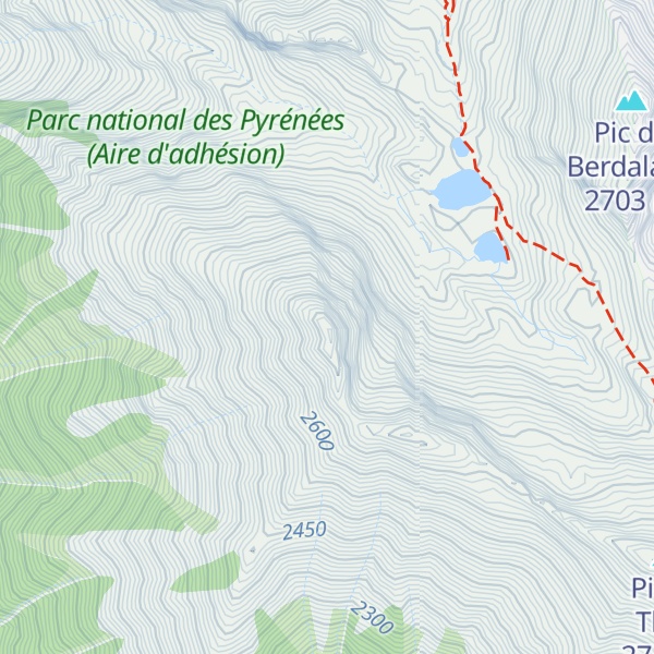Map of Pic de la Haille