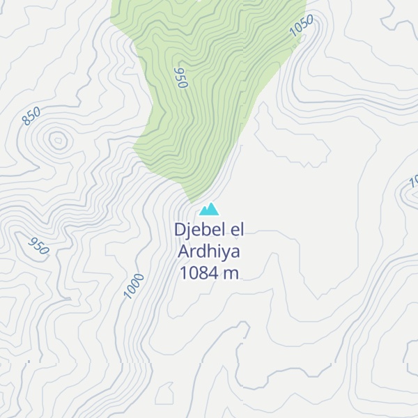 Map of Djebel el Ardhiya