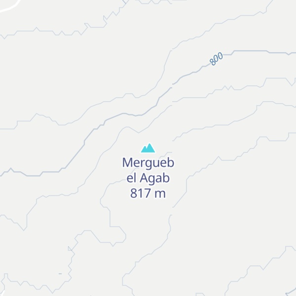 Map of Mergueb el Agab