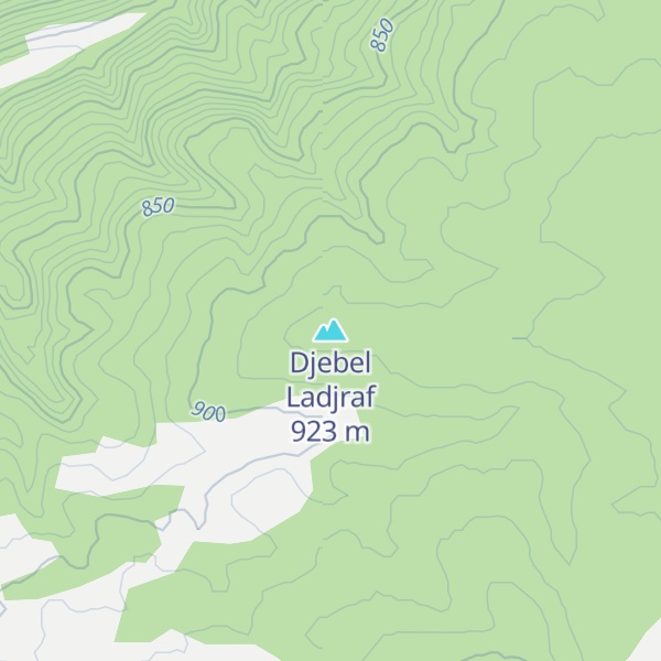 Map of Djebel Ladjraf
