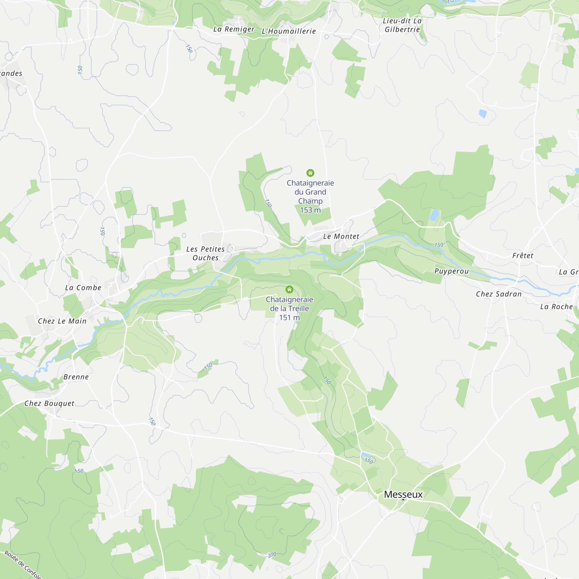 Chataigneraie de la Treille map