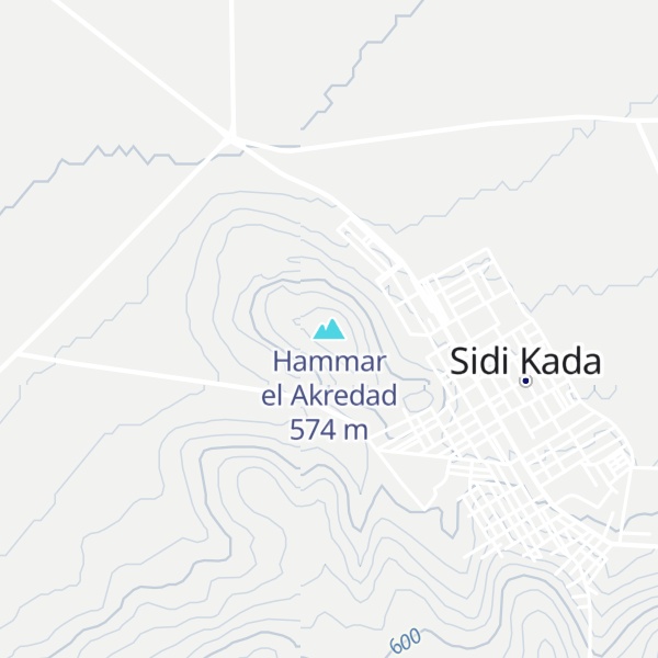 Map of Hammar el Akredad