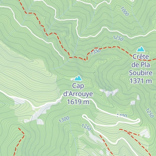 Map of Cap d'Arrouye