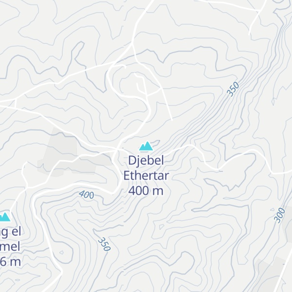 Map of Djebel Ethertar