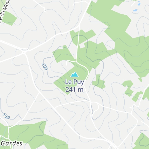 Map of Le Puy